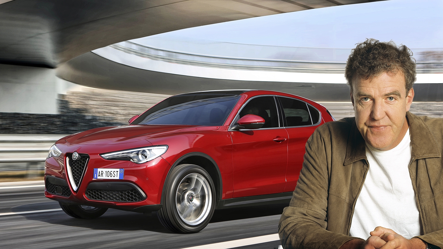 Jeremy Clarkson Alfa Romeo Stelvio On Maasturite Plakatipoiss