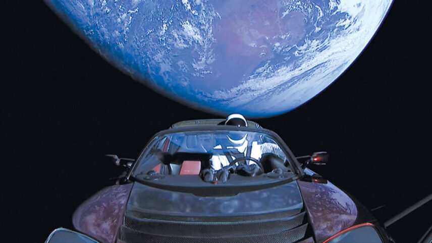 5 aastat hiljem: kuhu on jõudnud kosmosesse saadetud Tesla Roadster?