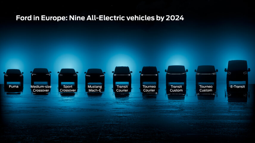 Aastaks 2024 toob Ford turule seitse uut elektriautot