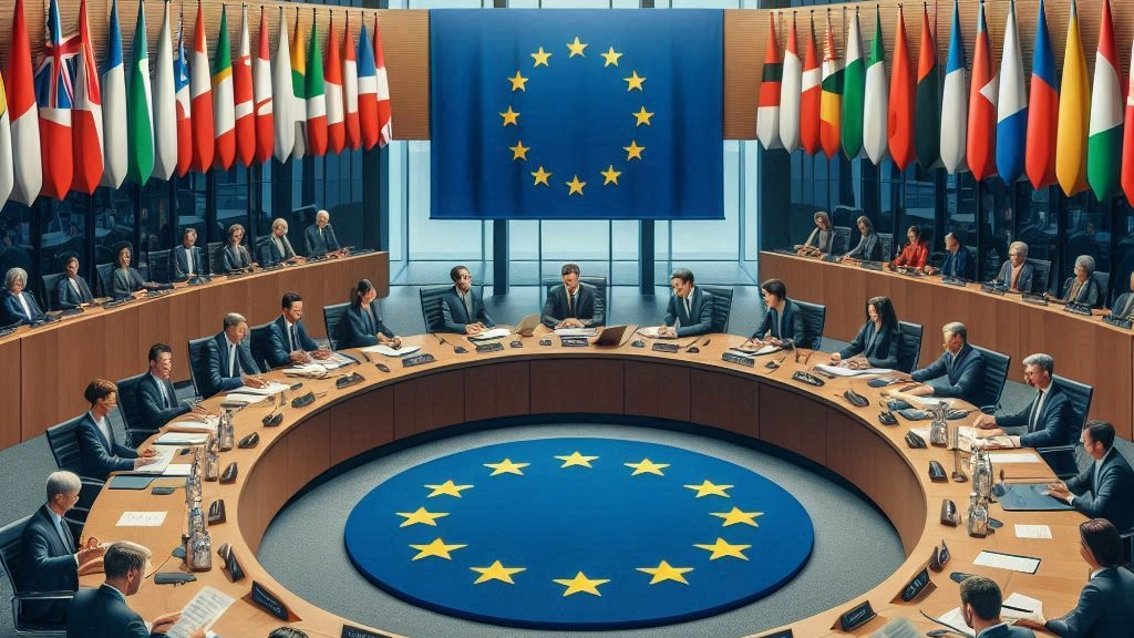 Euroopa Liidu seadusloome AI-ga loodud pilt